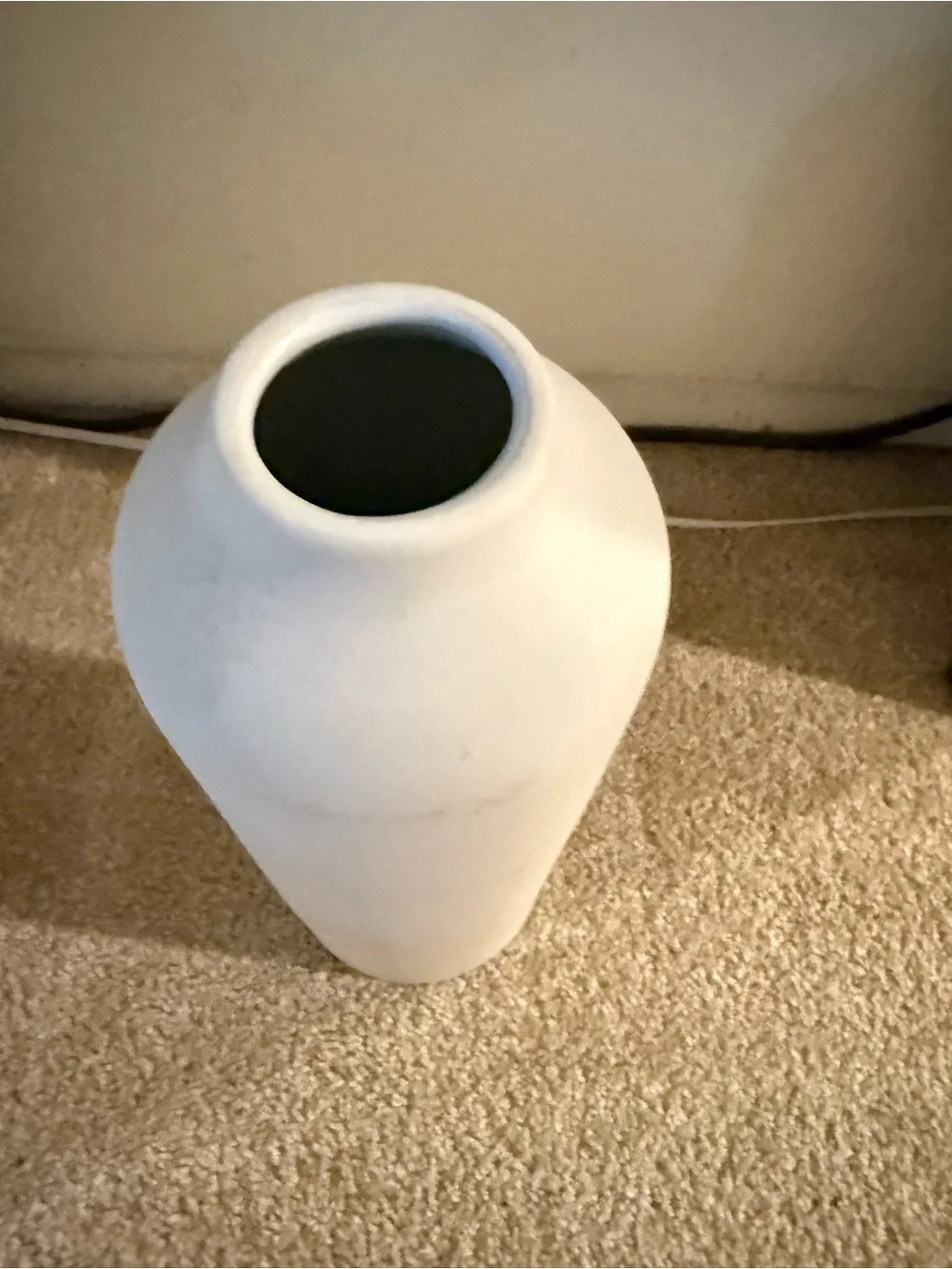 Project 62 Matte White Tall Ceramic Vase 14”